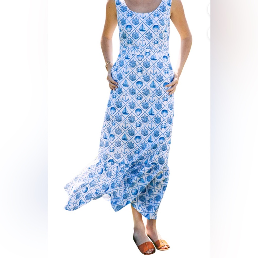 KJP Sea Garden maxi dress